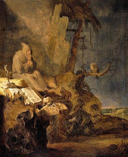 Cornelis Saftleven The Temptation of St Anthony